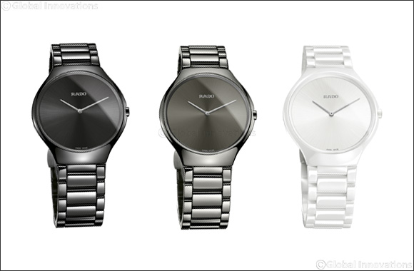 Rado reveals three lightweight minimalist masterpieces - The True Thinline in marvellous monochrome