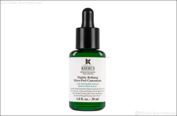 Refresh your skin overnight. A new sustainably sourced Quinoa Husk extract peel is here… Now, from Kiehl's
