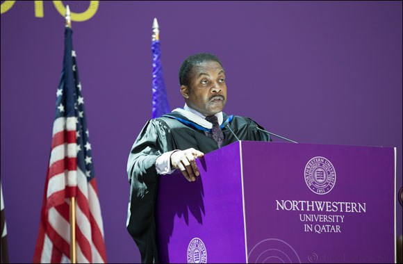 Prominent U.S. Journalist Addresses NU-Q Convocation