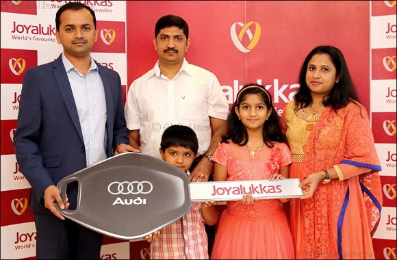 Joyalukkas presented Audi to ‘Joyalukkas Summer Winnings' promotion winner.