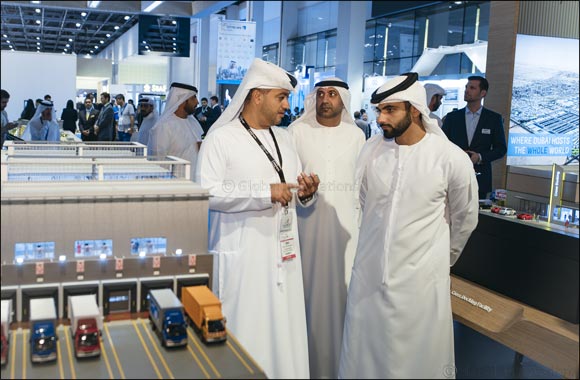 His Highness Sheikh Mansoor visits Dubai Wholesale City stand at Cityscape Global 2016