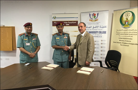 Skyline University College (SUC) Signed an MOU with Ras Al Khaimah Police