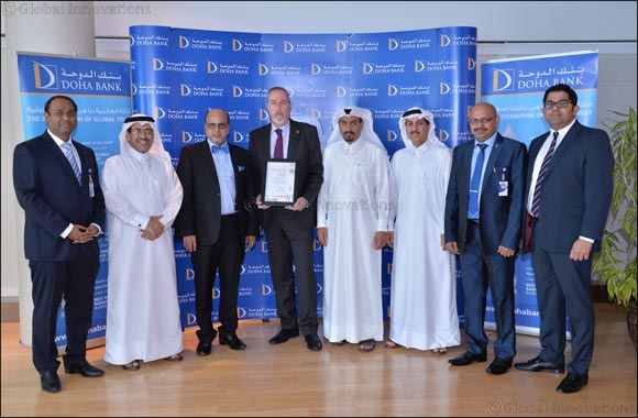 Doha Bank is the first bank in Qatar to achieve accredited certification for ISO