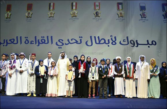 His Highness Sheikh Mohammed Bin Rashid Al Maktoum Crowns Winners of the 2016 Arab Reading Challenge