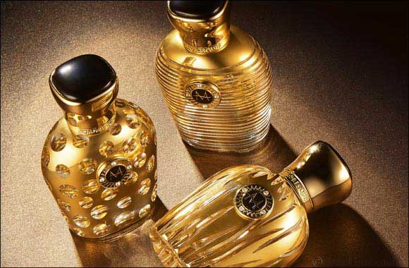 Moresque Parfum, the GOLD COLLECTION, now exclusively at Paris Gallery