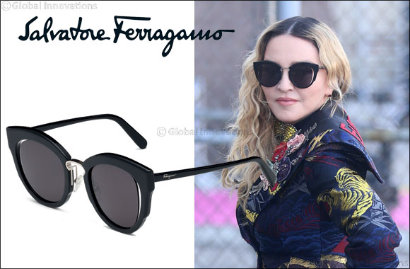 salvatore ferragamo cat eye sunglasses