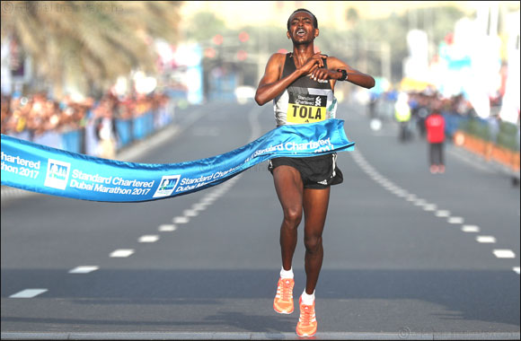 Tola, Degefa lead Ethiopian clean sweep at Standard Chartered Dubai Marathon
