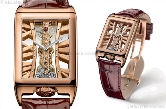 Bridging refinement and watchmaking know-how Corum Golden Bridge Rectangle