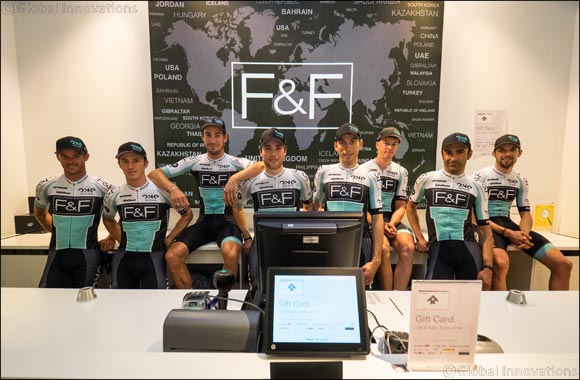 Great Britain One Pro Cycling Team visit F&F Store for Styling Tips