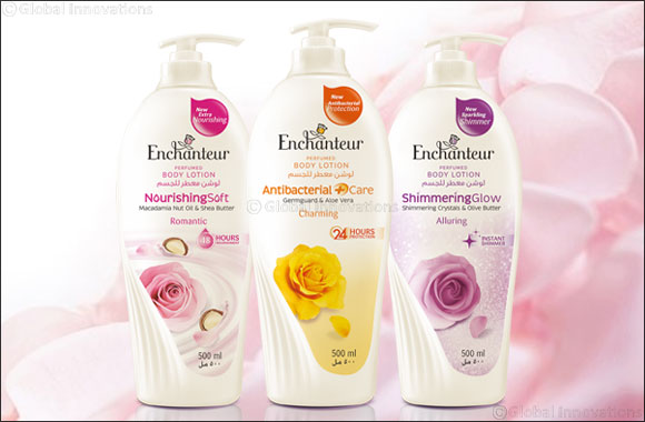 Discover the secret to soft radiant skin with Enchanteur's latest range of fragrant body lotions