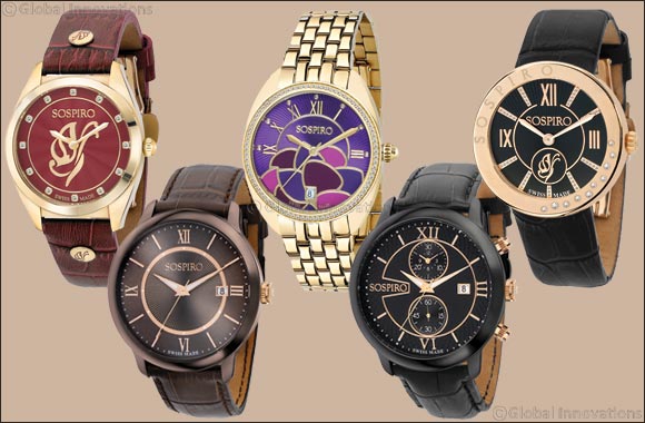 The First Collection of SOSPIRO Watches Available Exclusively at Paris Gallery