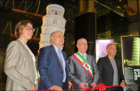 Inauguration in Dubai of the Alabaster Tower of Pisa