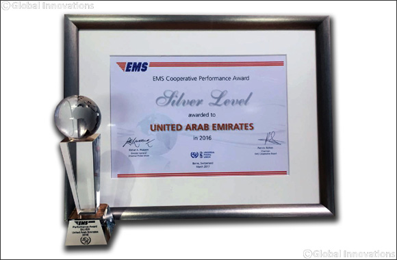 UAE wins Silver Level award in UPU's EMS Performance Awards