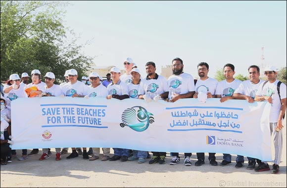 Doha Bank Hosts Its Annual ‘Beach Clean-up' Event to Celebrate the Earth Day in Collaboration with the Ministry of Municipality and Environment and the Al Wakra Municipality