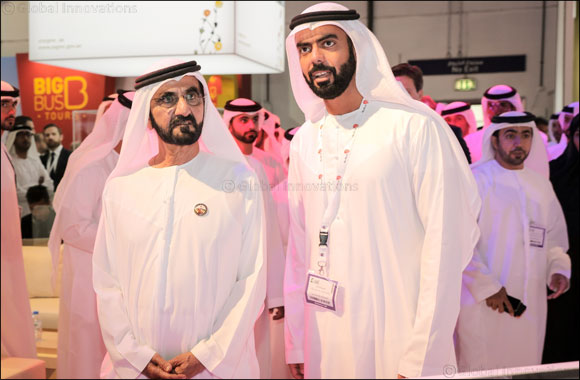 H.H. Sheikh Mohammed Bin Rashid Al Maktoum Visits TCA Abu Dhabi Stand at ATM 2017