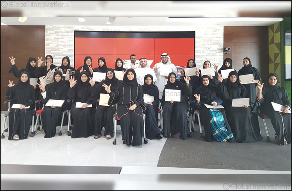 Young Emiratis Celebrating Career Growth at UAE Exchange