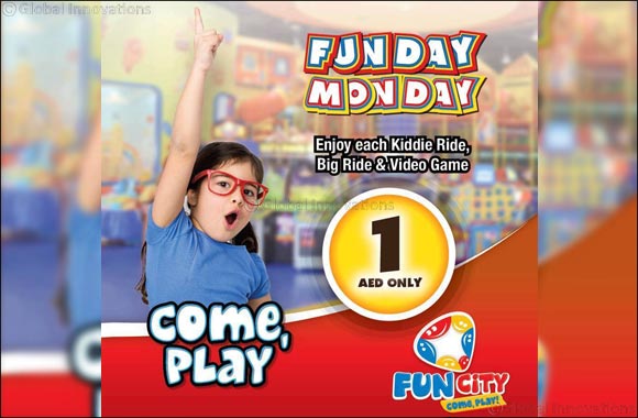 AED 1 for unlimited FUN! All you need to know about Funday Monday at Fun City.