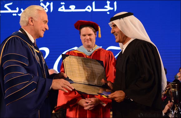 H.E. Abdul Aziz Al Ghurair Receives the Degree of Doctor of Humane Letters from the American University in Cairo