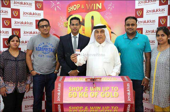 Joyalukkas Win Upto 60 KG gold promotion Lucky winner announced in the UAE