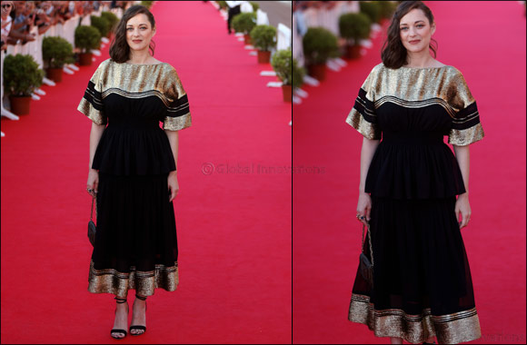 Marion Cotillard wears Chloé  to 31st Cabourg Film Festival