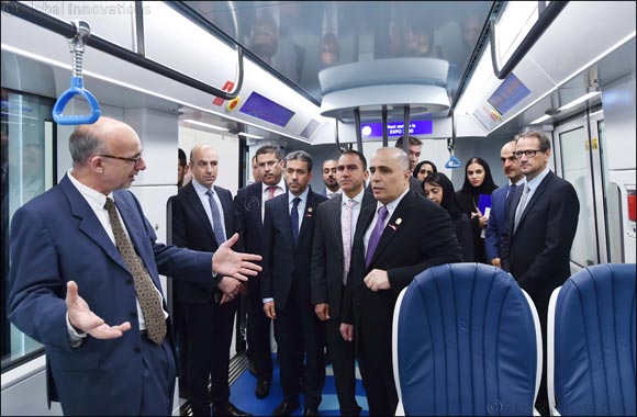 Alstom presents to RTA a full size train Mock-up for the Route 2020 project  in Paris