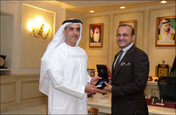 HH Sheikh Saif Bin Zayed honors one of the largest donors to the Faraj Fund