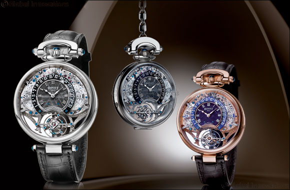 BOVET artisans introduce new dial materials Aventurine and Meteorite