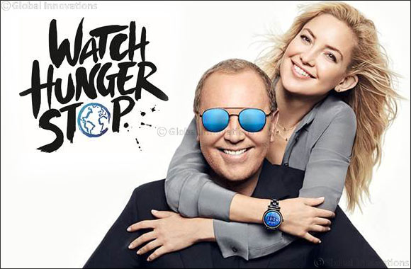 Kate Hudson Joins Michael Kors to Watch Hunger Stop
