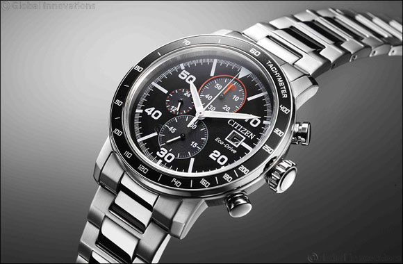 CITIZEN CA0641-83E Eco-Drive Chronograph exudes sporty elegance