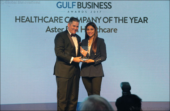 Aster DM Healthcare bags Gulf Business Awards-2017 for the “Healthcare Company of the Year” category.