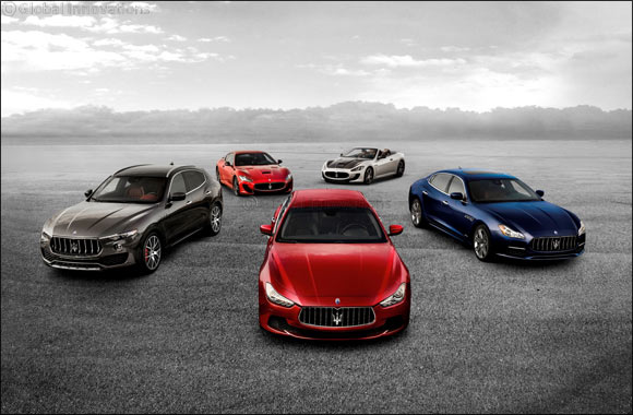 Five-Year Warranty and Service Package on Maserati vehicles in Middle East and Africa