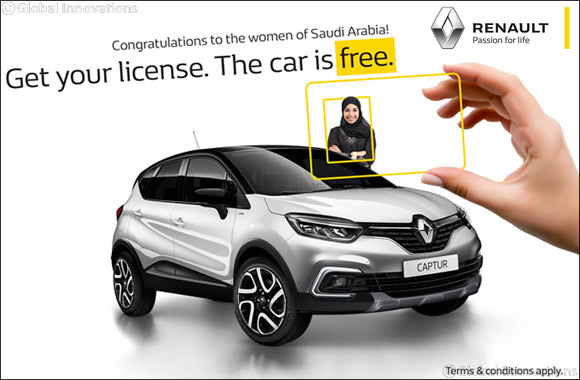 Renault Middle East celebrates Saudi women in the driver's seat with model giveaway