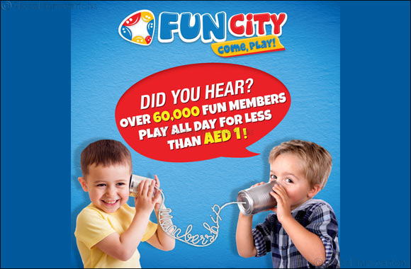 Over 60,000 little Fun Members have flocked to enjoy Fun City's 100 Days of Play Membership