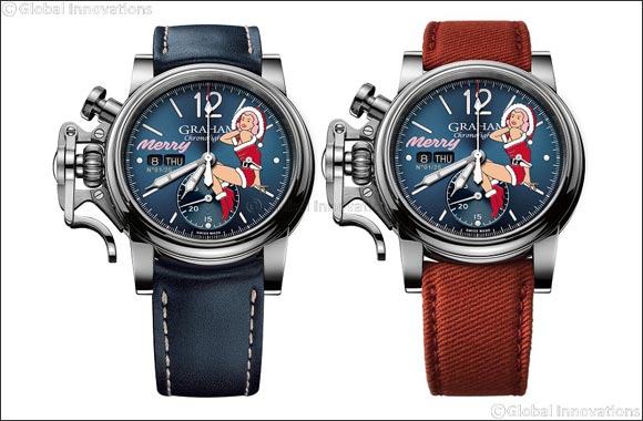 Santa Claus is coming to town on a festive Graham Chronofighter Vintage Nose Art Ltd
