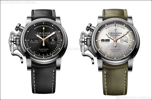 The Graham Chronofighter Vintage Pulsometer Ltd celebrates mechanical innovation and all that jazz.