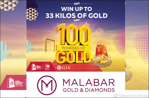 ‘100 Winners can win 33 Kilos of Gold' this DSF along with  Malabar Gold & Diamonds