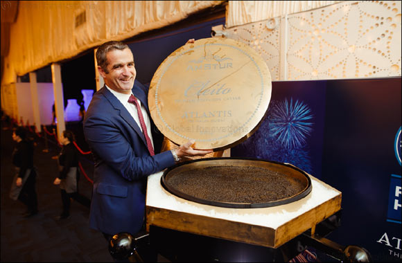 Atlantis, the Palm and Amstur Caviar Break the Guiness World Record™ Title for the World Largest Caviar Tin at 50kg