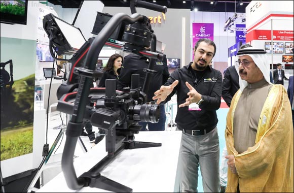 HH Sheikh Hasher Bin Maktoum Al Maktoum opens CABSAT 2018