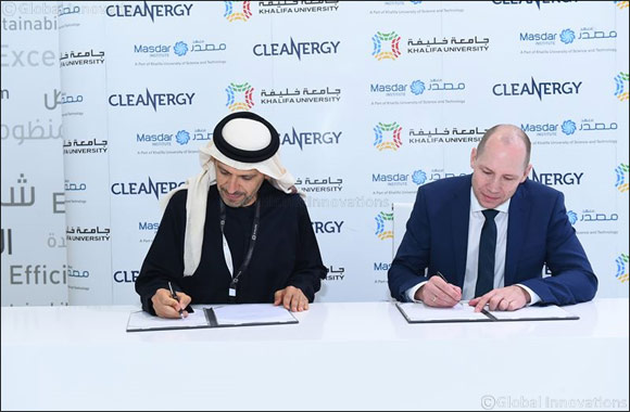 Masdar Institute and Cleanergy Partner in Research on Thermal Energy Storage for the Cleanergy Stirling CSP system