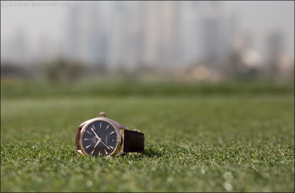 An 18K gold Seamaster Aqua Terra awaits the winner of the OMEGA Dubai Desert Classic