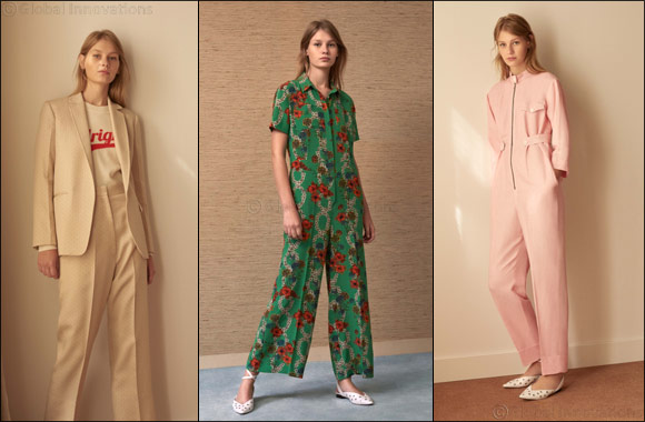 sandro pink jumpsuit