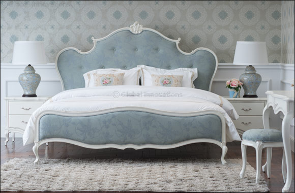 2XL launches Malmo Bed with floral designs for a vintage shabby chic inspired master bedroom