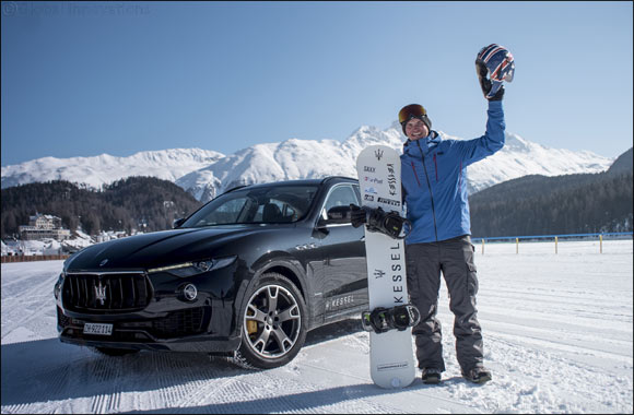 British Snowboard sensation Jamie Barrow breaks  Guinness World Record for fastest speed on a snowboard,  towed by a vehicle (Maserati Levante)
