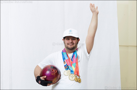 Emirati bowler Saleh Al Marri takes home gold at Abu Dhabi's Special Olympics IX MENA Games 2018