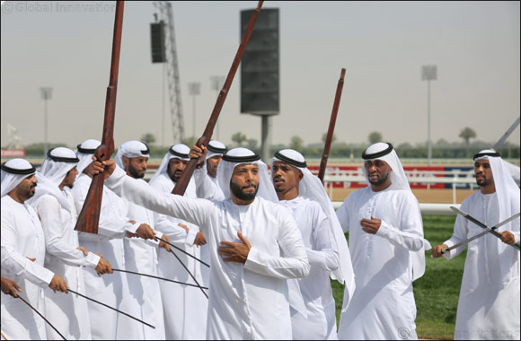 Hamdan bin Mohammed Heritage Centre presented two Emirati folklore presentations on the sidelines of the Dubai World Cup 2018