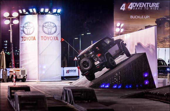 Feel the adrenaline rush with the Xtreme Toyota obstacle course at the 4th Custom Show Emirates