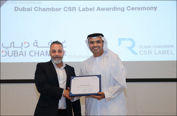 InfoFort awarded the Dubai Chamber CSR Label