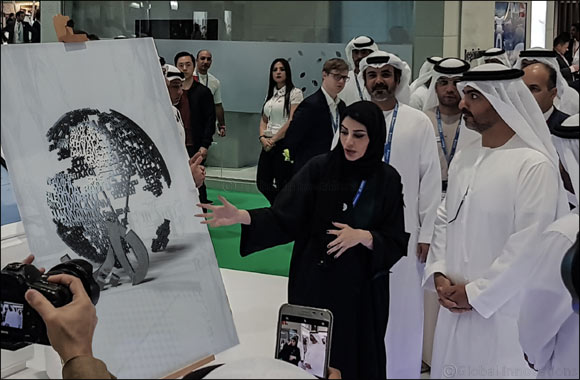 Tamouh unveils unique art piece dedicated to the late Sheikh Zayed at Cityscape Abu Dhabi 2018