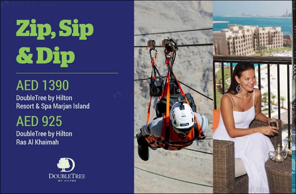 DoubleTree by Hilton Resort & Spa Marjan Island and DoubleTree by Hilton Ras Al Khaimah launch Zip, Sip, Dip promotion