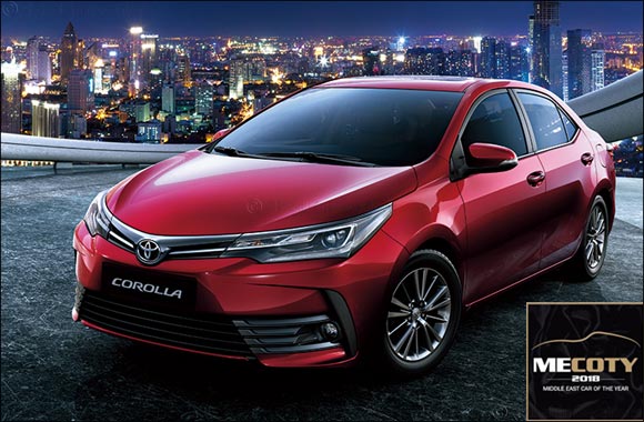 Toyota Corolla scoops ‘Best Small Sedan' award at 2018 Middle East Car of the Year awards